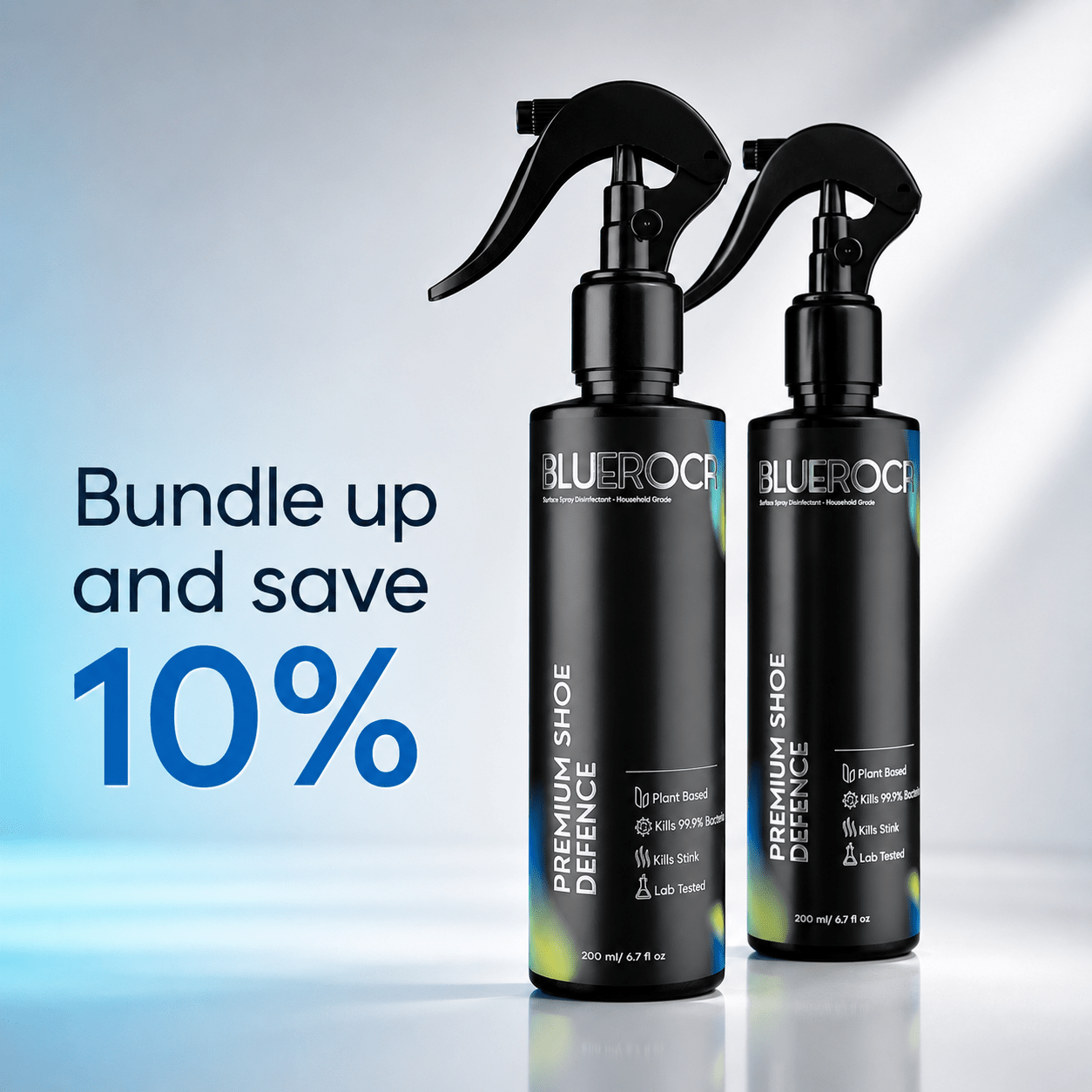 Bluecoca Shoe Defence Shoe deodoriser and Shoe disinfectant by Blueroca