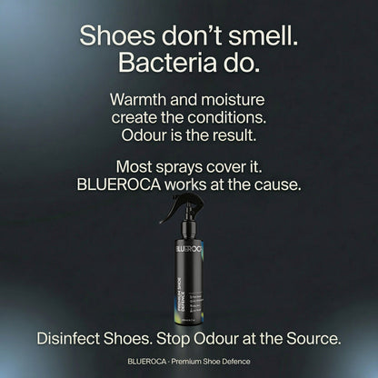 Bluecoca Shoe Defence Shoe deodoriser and Shoe disinfectant by Blueroca