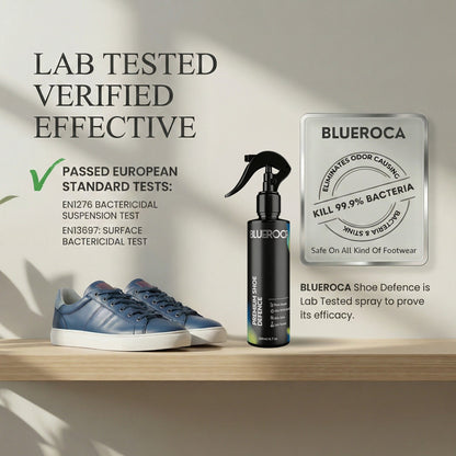 Bluecoca Shoe Defence Shoe deodoriser and Shoe disinfectant by Blueroca