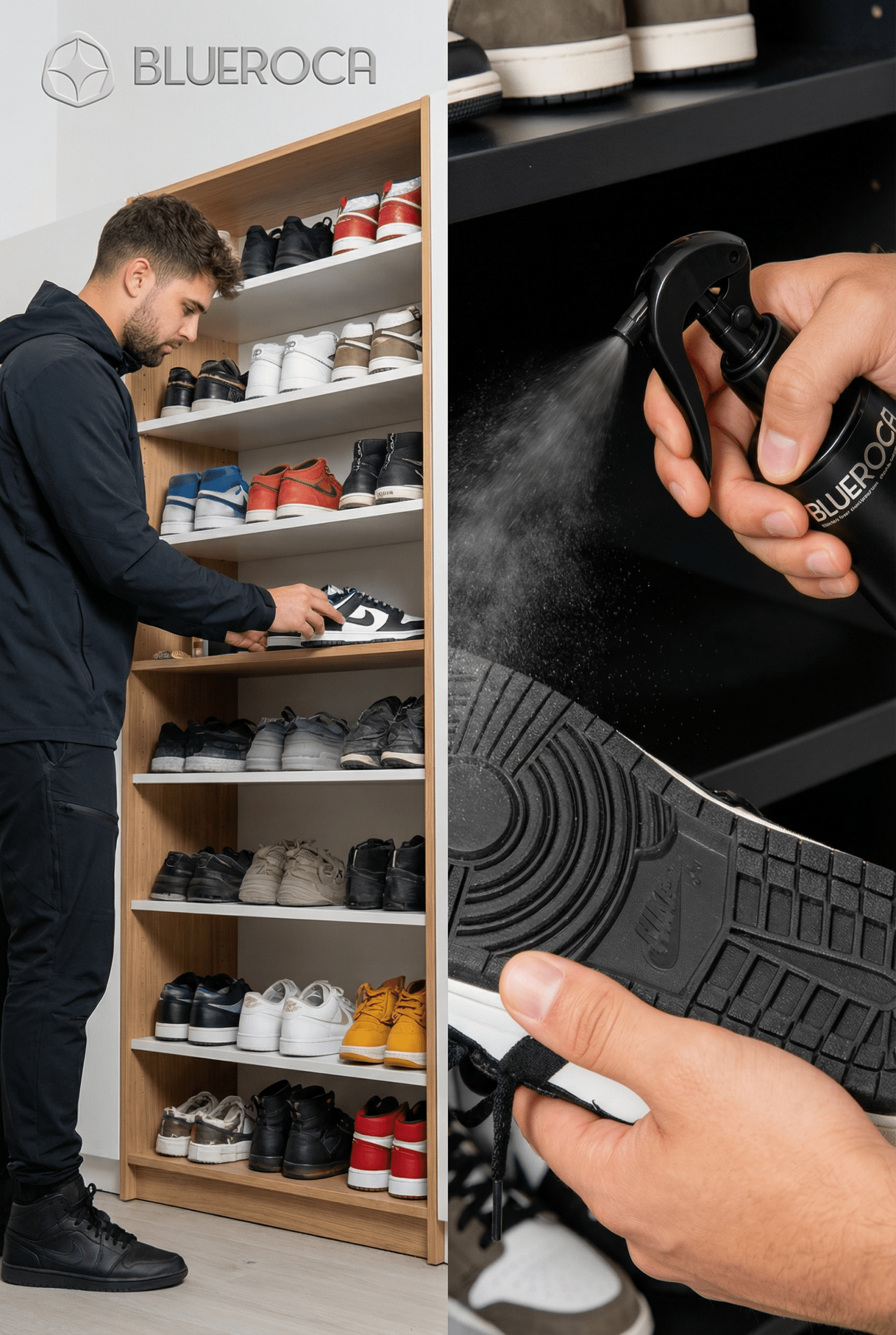 Bluecoca Shoe Defence Shoe deodoriser and Shoe disinfectant by Blueroca