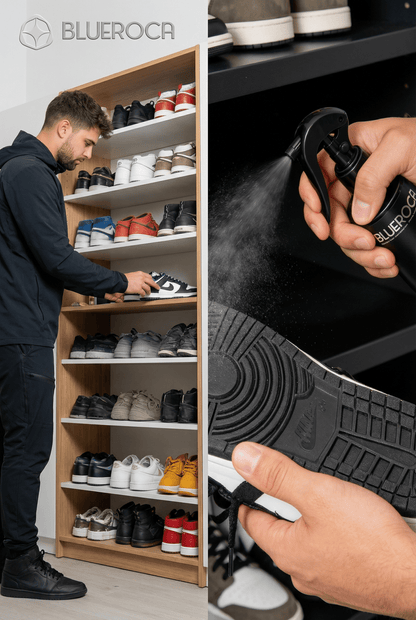 Bluecoca Shoe Defence Shoe deodoriser and Shoe disinfectant by Blueroca